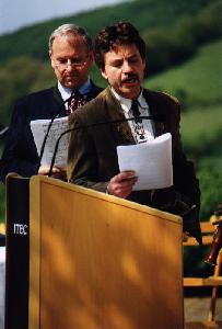 Dorferneuerungsvereinsobmann Karl Schlamp