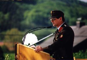 Feuerwehrkommandant Franz Fischer