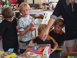 Spielzeug in der Kinderecke
