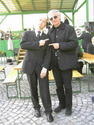 Drummerkollegen Robert Kern & Klaus Peter Chan